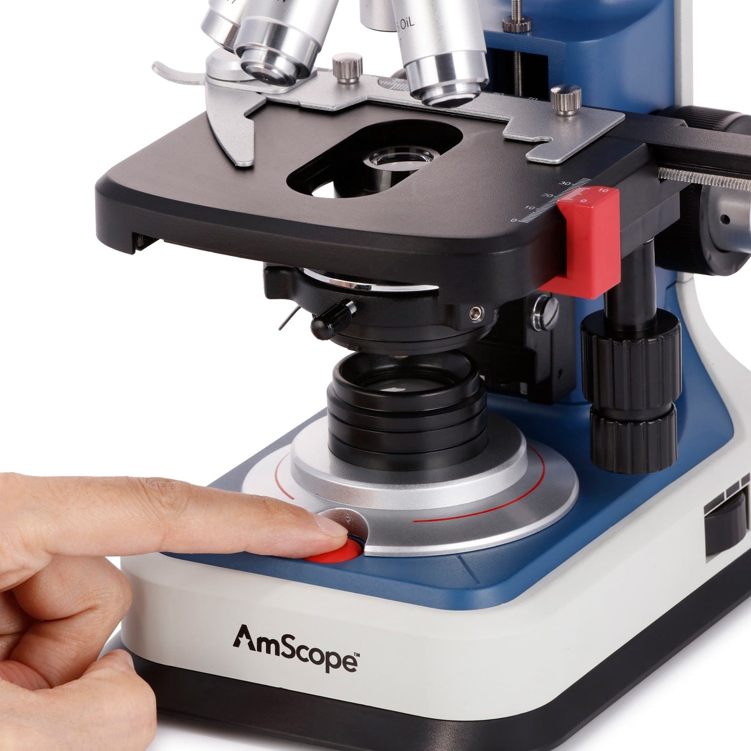 Microscope Compound 40X - Microscopio Composto Binoculare per Studenti AmScope