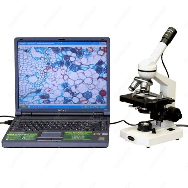 Microscope Compound 40X - Microscopio Composto Monoculare per Studenti Serie
