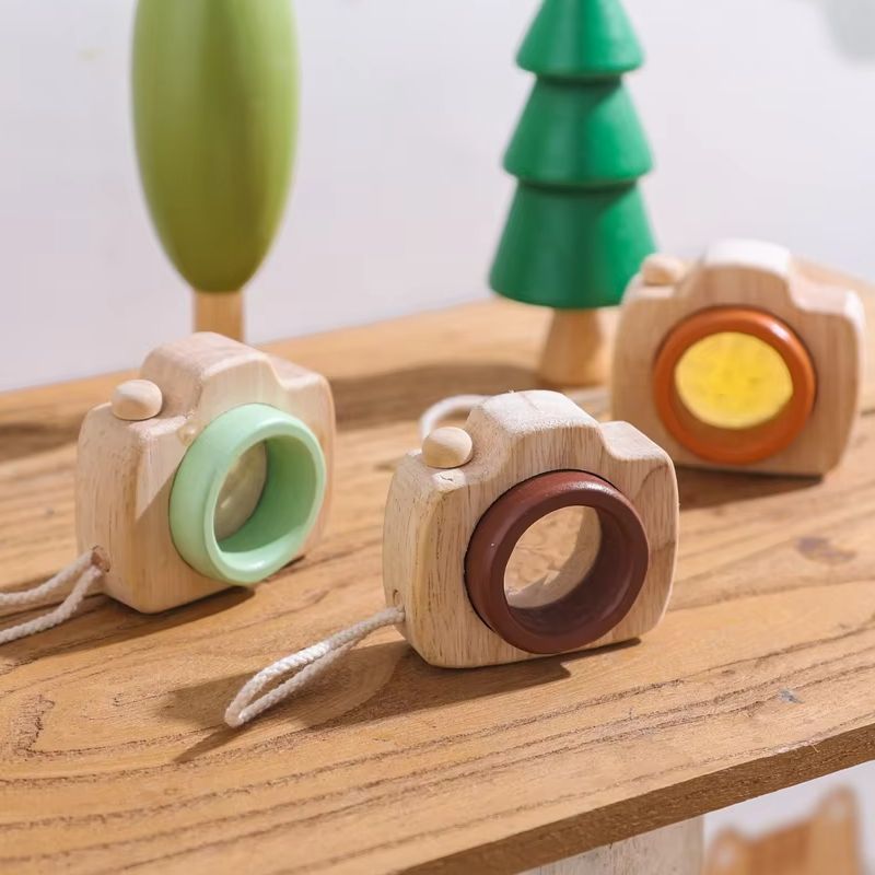 Science Toys - Lente d'Ingrandimento in Legno a Forma