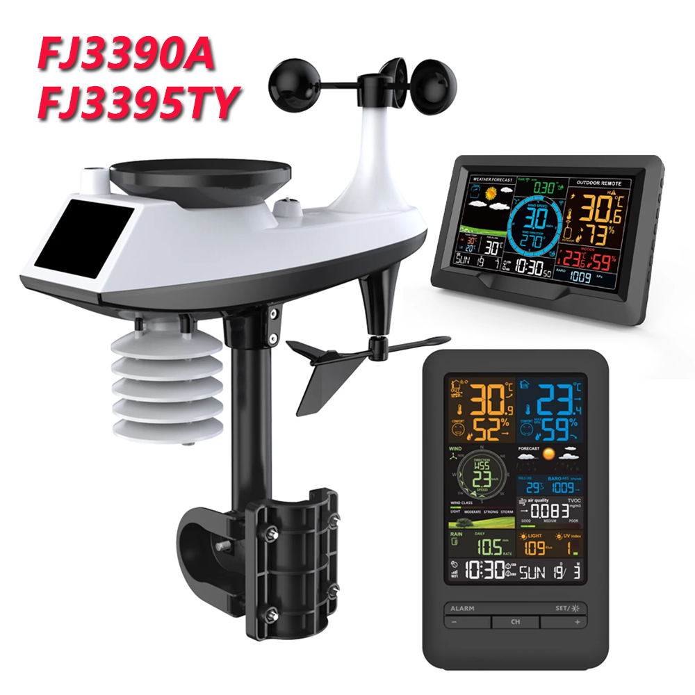 Weather Station Indoor - FJ3395TY /FJ3390A Sensore stazione meteorologica Termometro