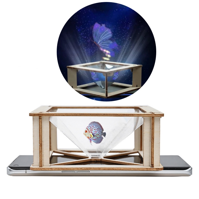 Science Project Diy - Kit Proiettore Olografico 3D Fai-da-Te per