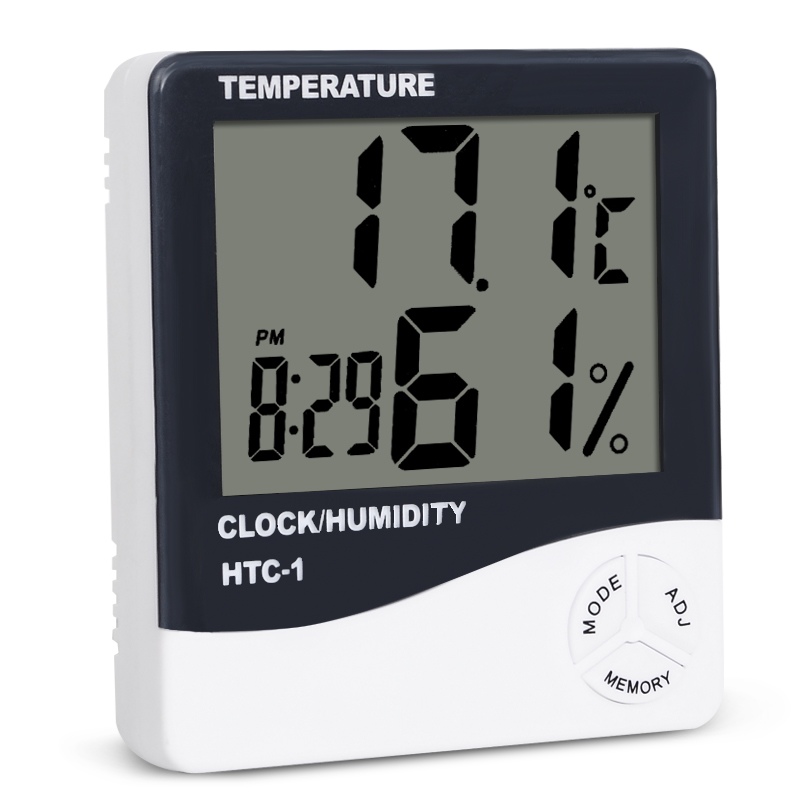 Weather Station Indoor - HTC-Sala Interna LCD Digitale Termometro Elettronico