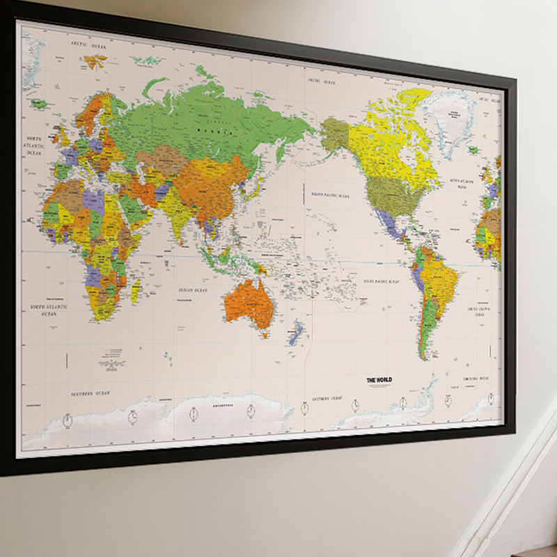 Star Map Poster - Mappa da parete, poliestere, mappa del