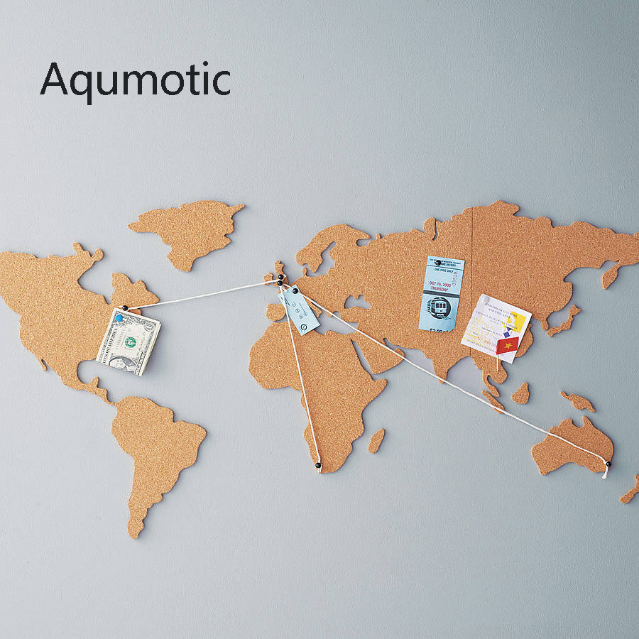 Aqumotic Sughero Mappa del mon - Star Map Poster recensione e prezzo