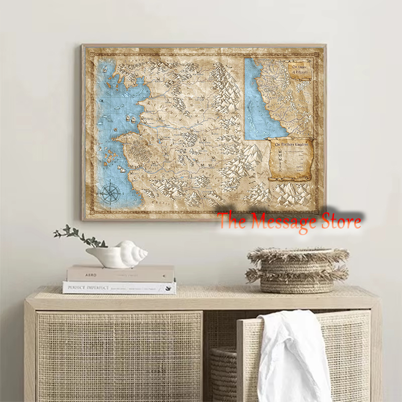 Witcher Mappa del mondo Contin - Star Map Poster recensione e prezzo