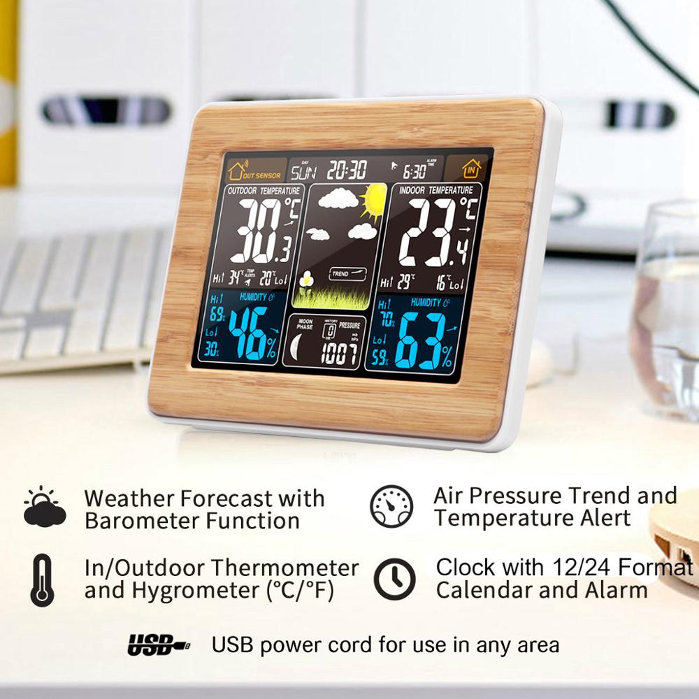 FanJu Allarme Orologio Digital - Weather Station Indoor recensione e prezzo