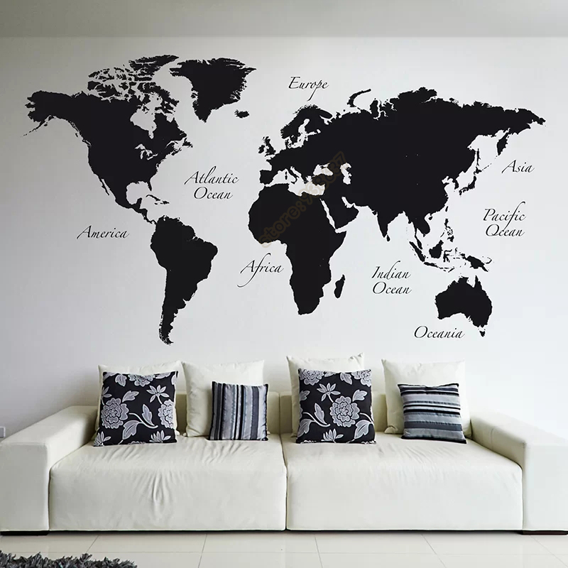 Grande mappa del mondo adesivo - Star Map Poster recensione e prezzo