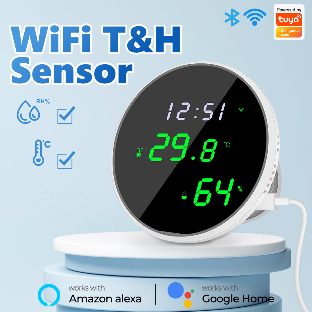Tuya USB Sensore intelligente  - Weather Station Indoor recensione e prezzo