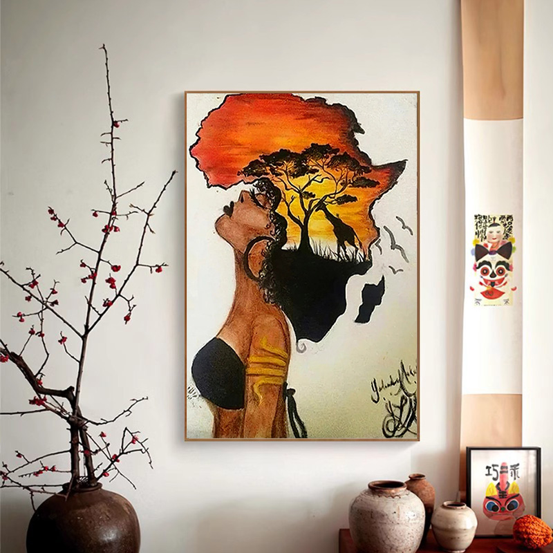 Classica donna africana poster - Star Map Poster recensione e prezzo